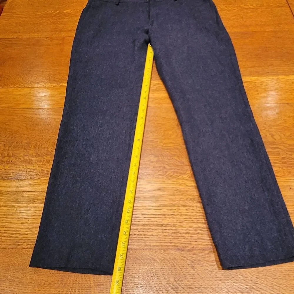 J.CREW Men's Thompson Pants Blue Wool Blend Twill Dress Pants 36x32